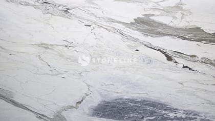 Natural marble texture with gray and white veins.